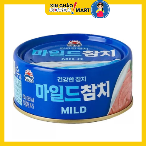 Cá ngừ đóng hộp Sajo 150g | 마일드참치 150g