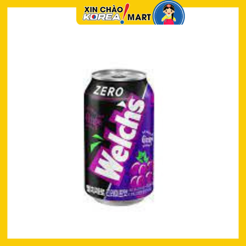 Nước welchs zero vị nho 355ml