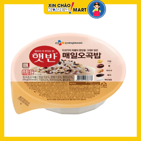 Cơm ăn liền ngũ cốc - [CJ]햇반 오곡밥