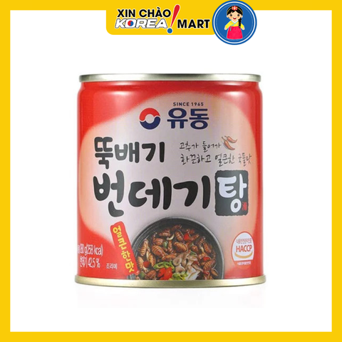 Nhộng đóng hộp YooDong 280g | 유동뚝배기번데기탕 280g