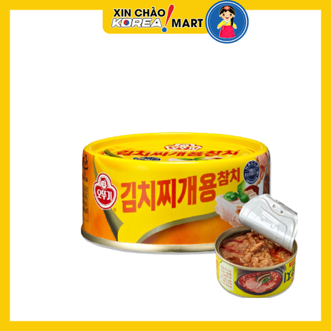 Cá ngừ đóng hộp nấu canh kim chi Ottogi 150g | 김치찌개용 참치 150g