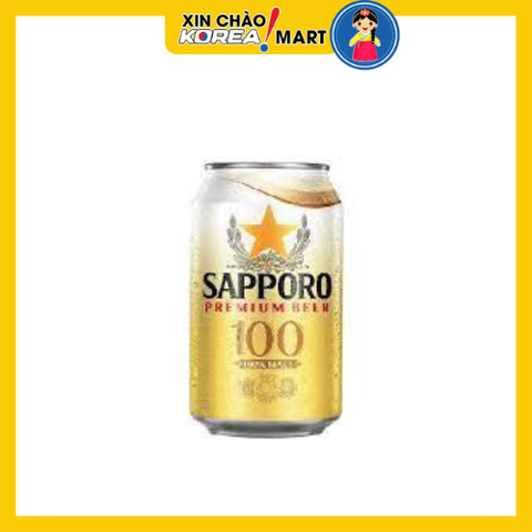 Bia Sapporo Premium New Beer vàng 330ml | 고급 삿포로 330ml