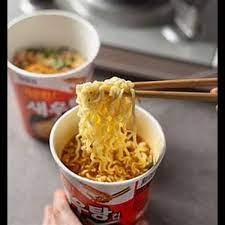 Mì ăn liền vị mực Champong Nongshim 67g | 오징어짬뽕컵 67g
