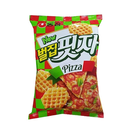 Bánh snack NongShim vị pizza 90g | 벌집핏자 90g