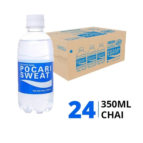 Nước khoáng ion Pocari Sweat 350ml - 포카리 350ml