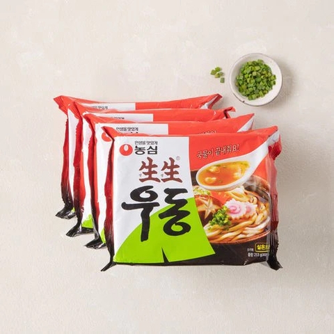 Mì Udon tươi Nongshim 253g | 생생우동 253g