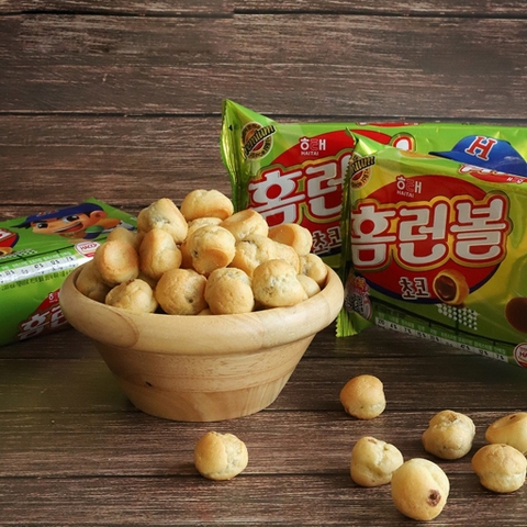 Bánh quy bóng chày viên nhân sô cô la Haitai 46g | 홈런볼초코 46g