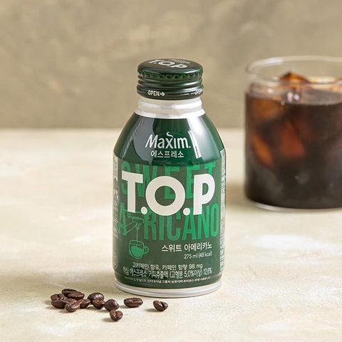 Cà phê Maxim TOP Sweet Americano Hàn Quốc 275ml | 티오피더아메리카노 275ml