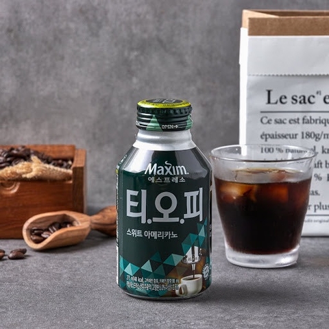 Cà phê Maxim TOP Sweet Americano Hàn Quốc 275ml | 티오피더아메리카노 275ml