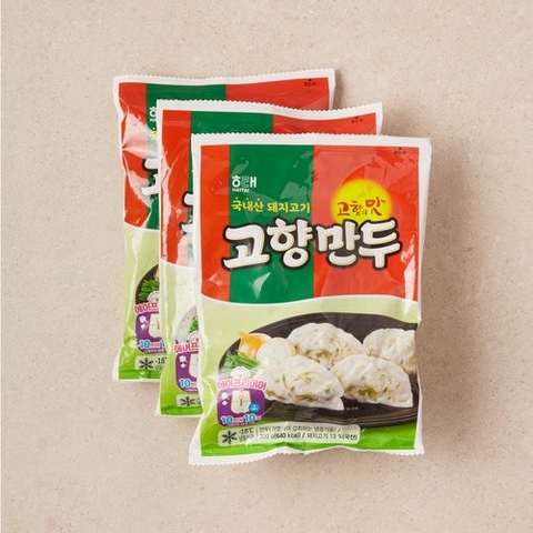 Bánh Mandu há cảo Haitai vị truyền thống 378g | 해태 고향만두 378g