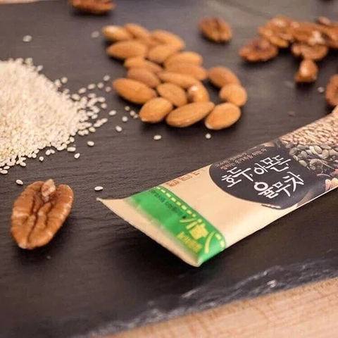 Bột ngũ cốc Damtuh vị óc chó, hạnh nhân, ý dĩ 18g*50 gói | 호두,아몬드,율무차 18g*50