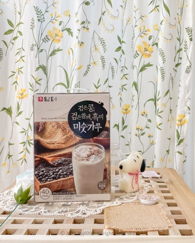 Ngũ cốc Damtuh vị mè đen, đậu đen, gạo đen 20g*40 gói | 담터 검은콩 참깨,흑미 미숫가루 20g*40