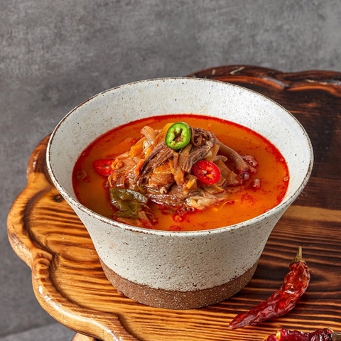 Súp thịt bò cay ăn liền Ottogi vị cay 38g | 즉석 육개장 38g