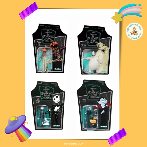 [PRE-ORDER SS10] The Nightmare Before Christmas ReAction Figures