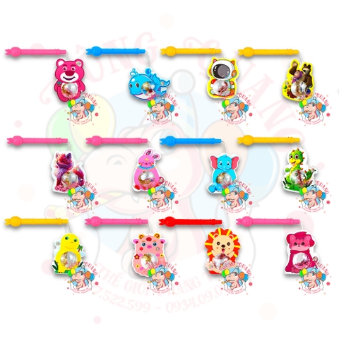 Đèn Trung thu nhựa 2 mảnh trái châu HT (12 mẫu)