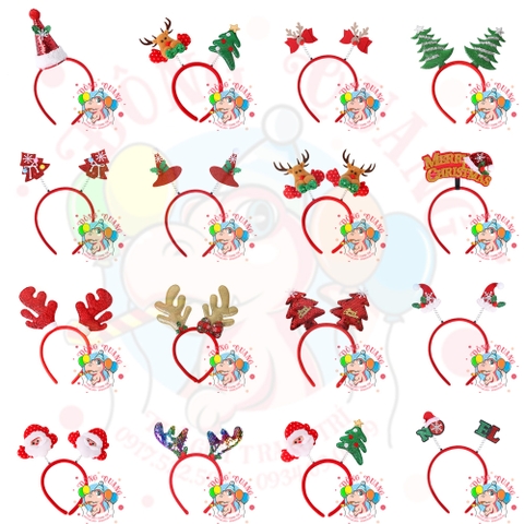 Cài tóc Giáng sinh (16 mẫu)