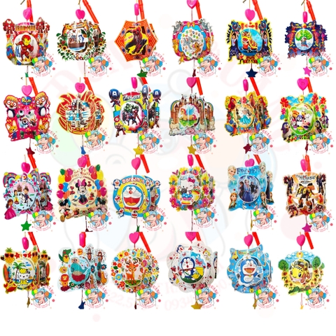 Đèn Trung thu nhựa 5 mảnh PT