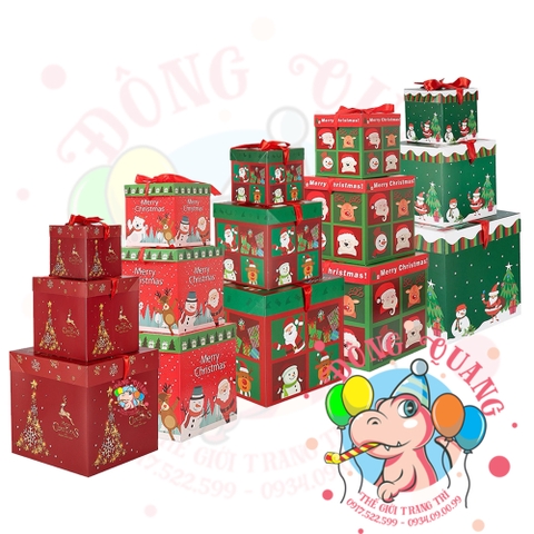 Set 3 hộp quà Xmas