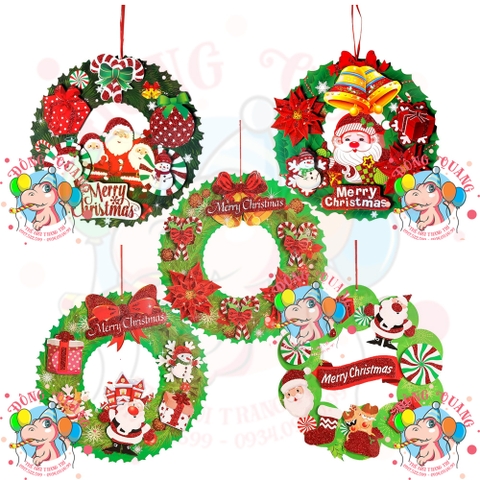 Hình xốp Giáng sinh 2 (formex cứng, 02 mặt)