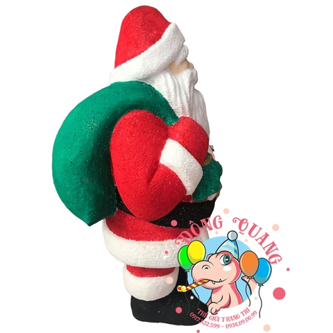 Ông già Santa Claus đeo túi quà