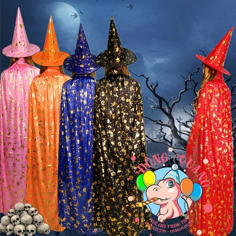 Set Áo choàng - Mũ Halloween 1