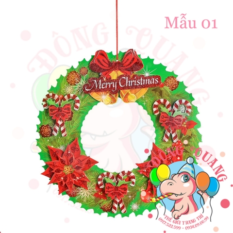 Hình xốp Giáng sinh 2 (formex cứng, 02 mặt)