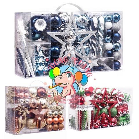 Set 100 phụ kiện giáng sinh kiểu 1
