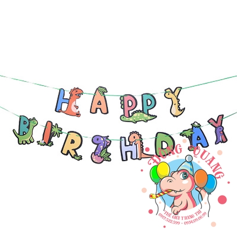 Dây chữ Happy Birthday 3