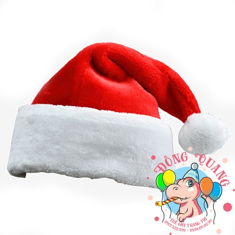 Nón ông già Santa (nhung)