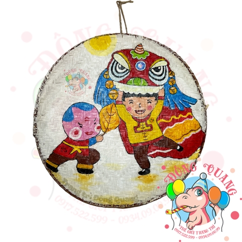 Mẹt tre vẽ trang trí 40cm