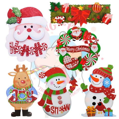 Hình xốp Giáng sinh (formex cứng, 02 mặt)