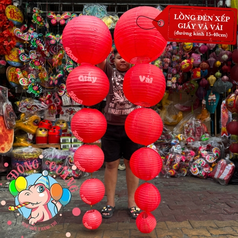 Lồng đèn giấy tròn trơn