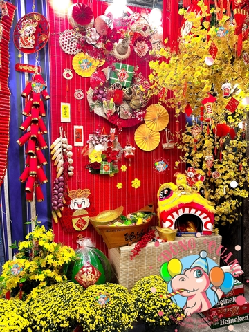 Tràng pháo rối trang trí