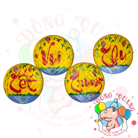 Bộ mẹt tre vẽ trang trí chủ đề Trung thu