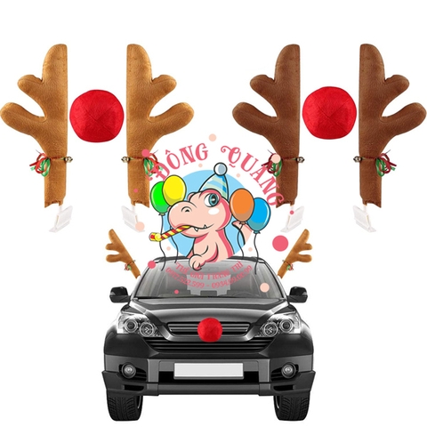 Sừng tuần lộc gắn ô tô