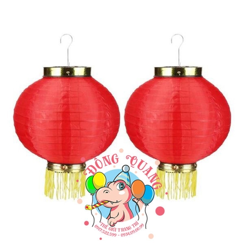 Lồng đèn vải tròn (cặp)