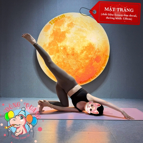Mặt trăng fomex trang trí tiểu cảnh