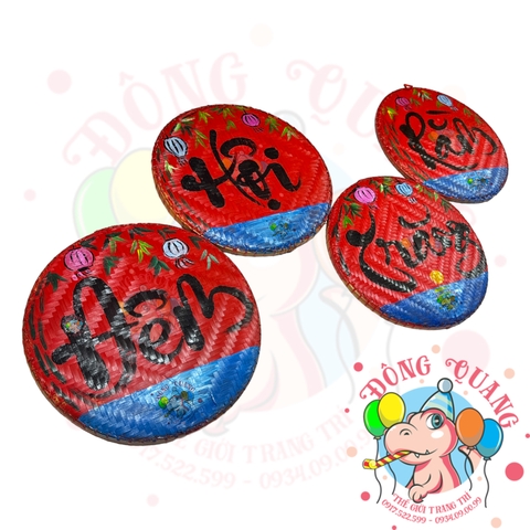 Bộ mẹt tre vẽ trang trí chủ đề Trung thu