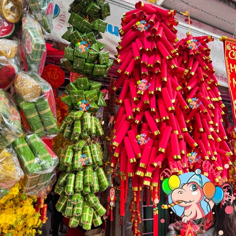 Tràng pháo rối trang trí