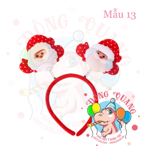 Cài tóc Giáng sinh (16 mẫu)