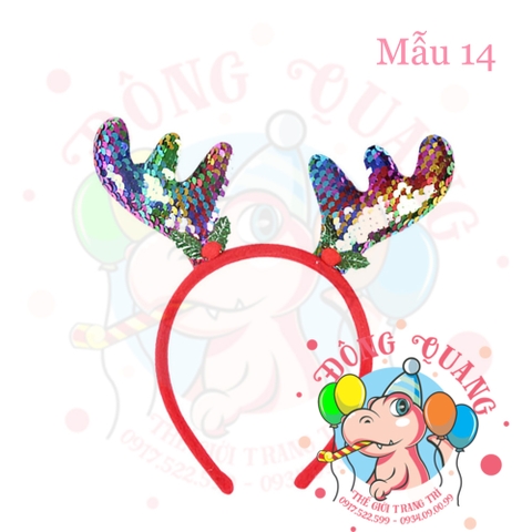 Cài tóc Giáng sinh (16 mẫu)