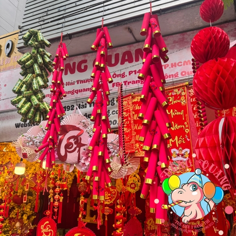 Tràng pháo rối trang trí