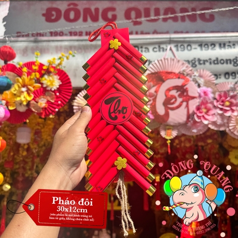 Tràng pháo đôi trang trí