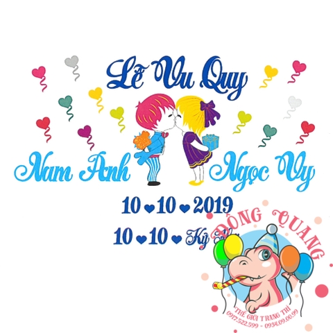 Chữ cưới xốp (mẫu 17)