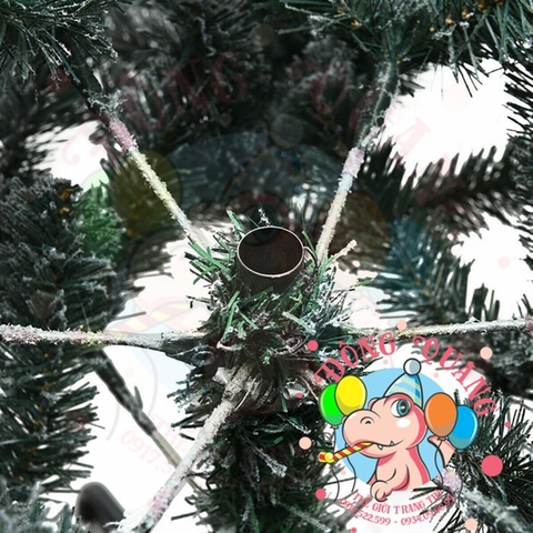 Cây thông PE phủ tuyết (cành tự động xoè)