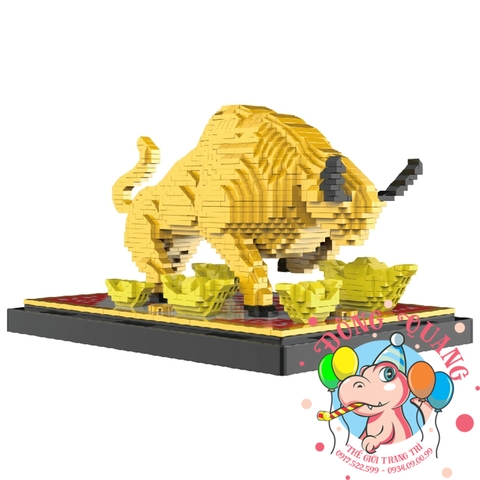 Mô hình Trâu vàng lắp ráp 1