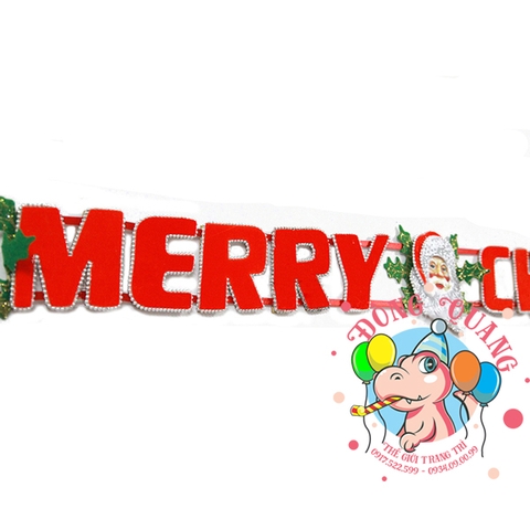 Dây chữ Happy New Year vải