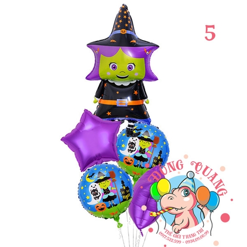 Set bóng nhôm Halloween 1 (13 mẫu)