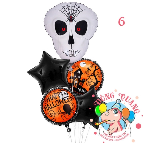 Set bóng nhôm Halloween 1 (13 mẫu)