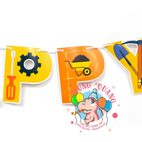 Dây chữ Happy Birthday 1